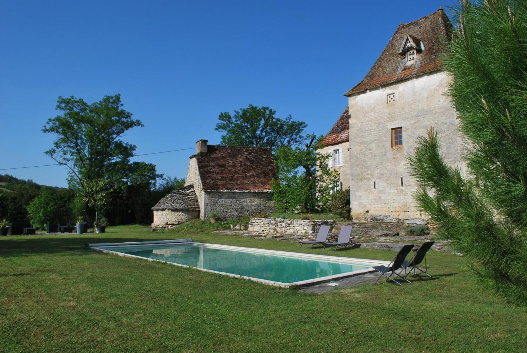 La Ferme De Roquedure Otel Montfaucon  Dış mekan fotoğraf